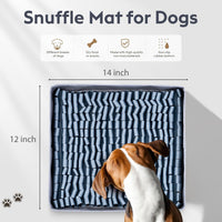 FunFurry Snuffle Mat for Dogs, Dog Puzzle Mat - Silver / 14" X 12"-Portable - image 2