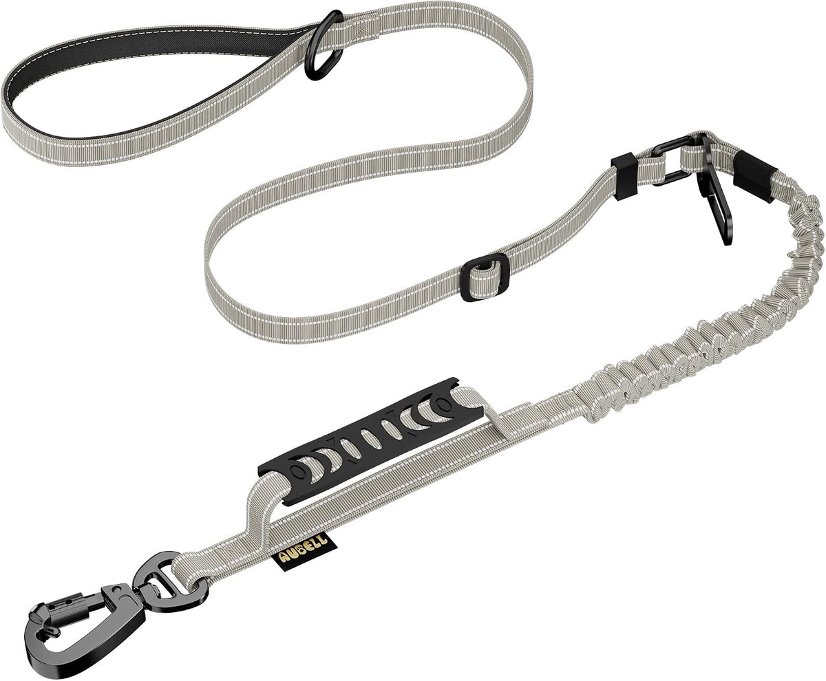 AUBELL Tactical Dog Leash Heavy Duty - Grey