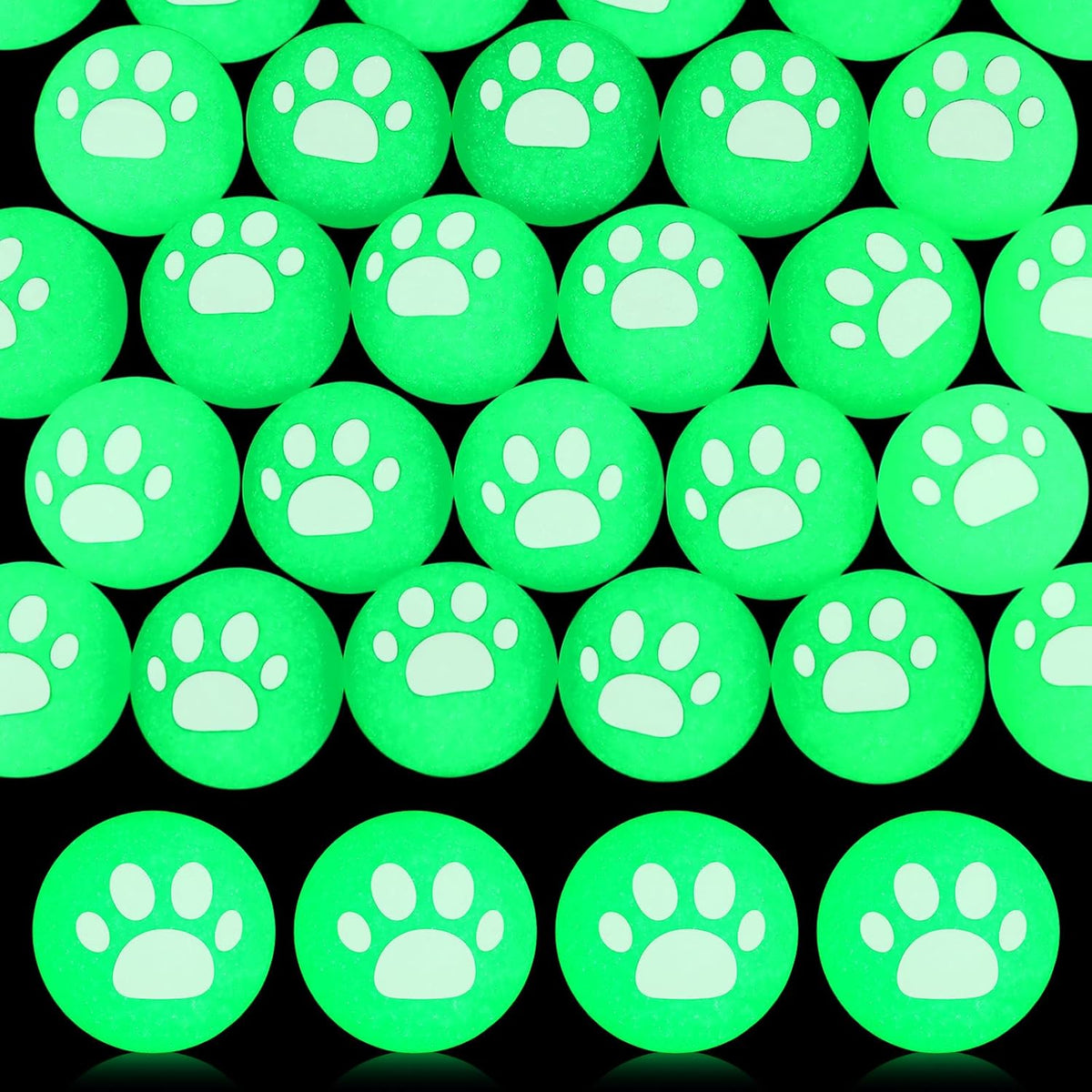 Seenelling 24 glow in the dark bouncy balls printed with Bible verses - view 8
