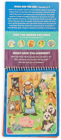 Water Reveal Coloring Scripture Book for Kids. – Fun for Kids & Family - Aqua Brush Old Testament #1 - image 3