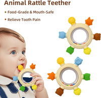 Baby Teething Toys Silicone Teethers BPA Free Silicone Rudder - Animals - image 2