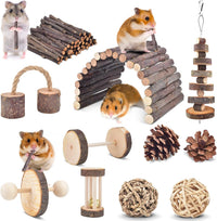 ERKOON 11 Pack Chinchillas Chew Toys - 11 Pack