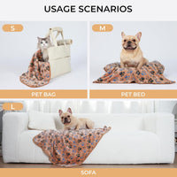 Luciphia Dog Blanket 3 Pack - 30x20 inch (Pack of 3) / Brown Paw - image 2
