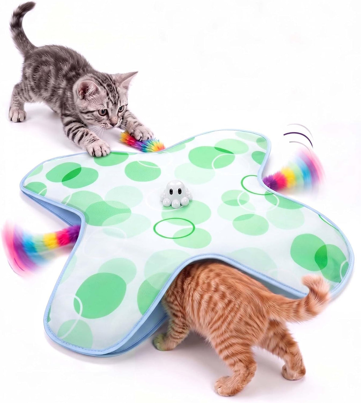 PetBusy Smart Interactive Cat Toys for Indoor Cats Chasing - Green