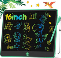 Hockvill LCD Writing Tablet for Kids 8.8 Inch - 13"W x 10"H / Green