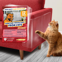 Panther Armor Cat Furniture Protector - Gloss (1-Side Furniture Protector) / 12 Sheets