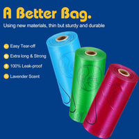 Letalong Dog Poop Bag With Holder - 30 Rolls - image 3