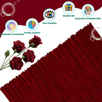 Black Pipe Cleaners for Crafts, Craft Supplies, Arts and Crafts - Rose Red - image 3
