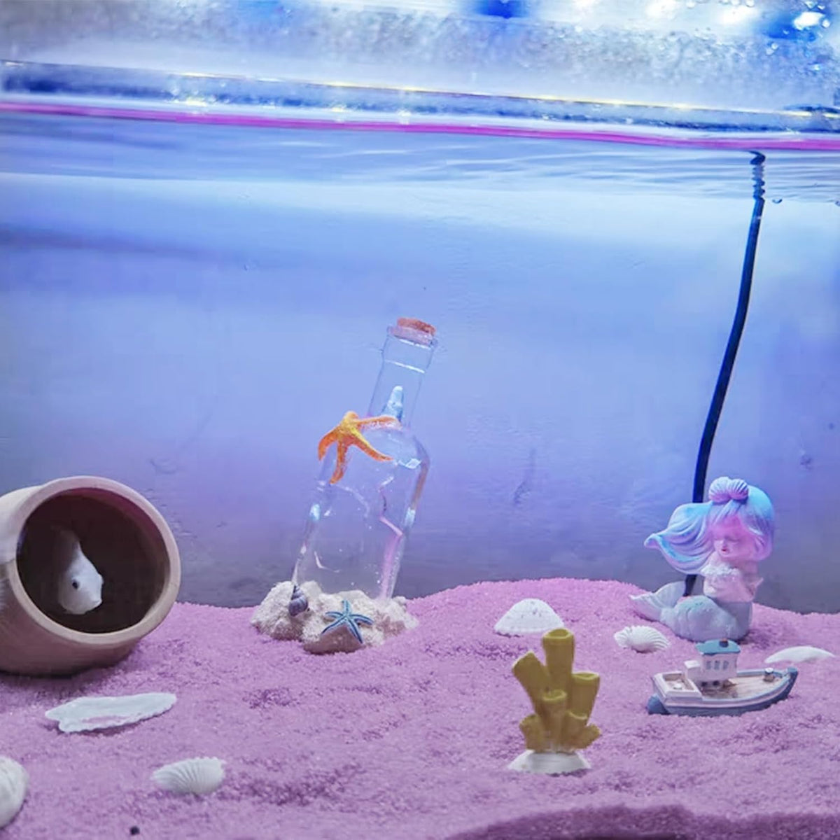 5 lbs Aquarium Sand, Beige Fish Tank Sand - Pink / 20 LB - image 4