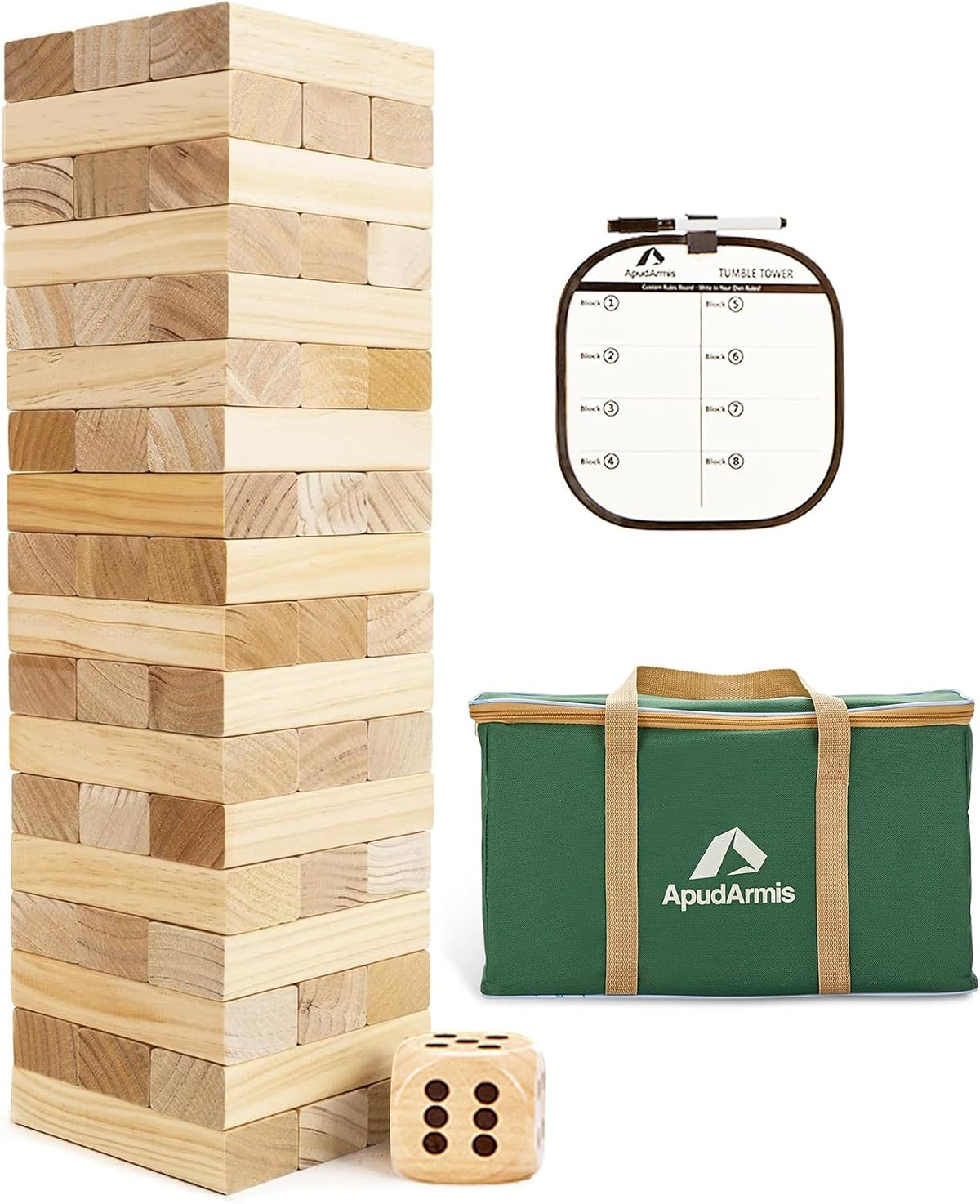 ApudArmis Giant Tumble Tower - L-4.2FT / Burlywood