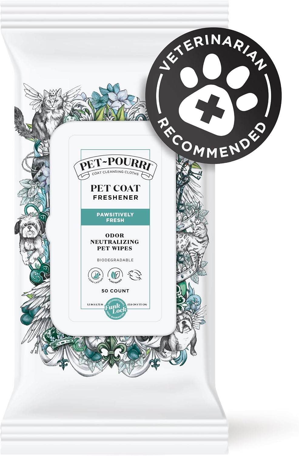 Pet-Pourri Pawsitively Fresh Deodorizing Pet Wipes - image 2