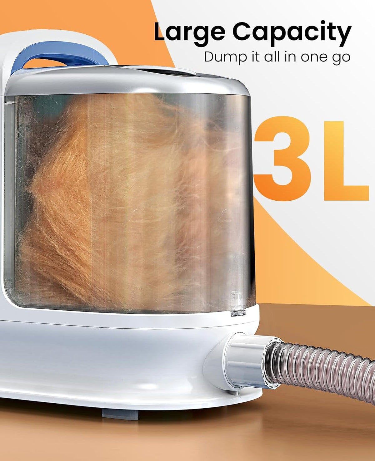 oneisall Dog Grooming Vacuum Kits with Pet Clipper – Essentials for Dogs - image 3