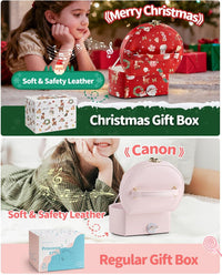 VLANDO Musical Jewelry Box for Girls - G.Christmas Green - image 2