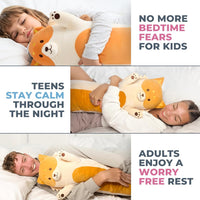 Cuddle Paws Unicorn Plush Body Pillow for Kids, Soft Toy - Fox / Large - 47 Inches - image 3