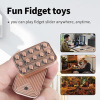 Fidget Toys Adults Magnetic Desk Toy Metal Fidgets Slider - Antique Copper - image 4