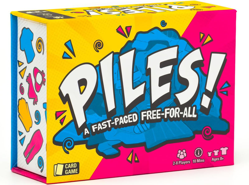 Piles, Card Games, for Kids 8 and Up, Family Game Night
