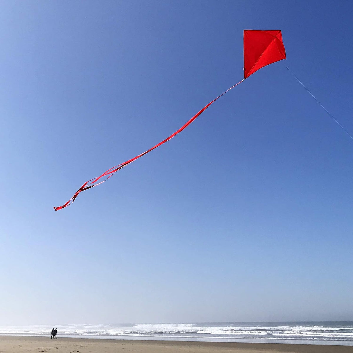 In the Breeze 3325, Coconut 30 Inch Diamond Kite, Solid White - Cherry - image 2