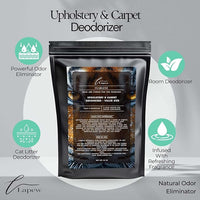 Fearless Carpet Freshener Powder Refill 36 oz | Powerful Odor Eliminator for Home | Upholstery Deodorizer | Carpet Deodorizer | Pet Urine | Cat Litter Box | Fierce Fragrance
