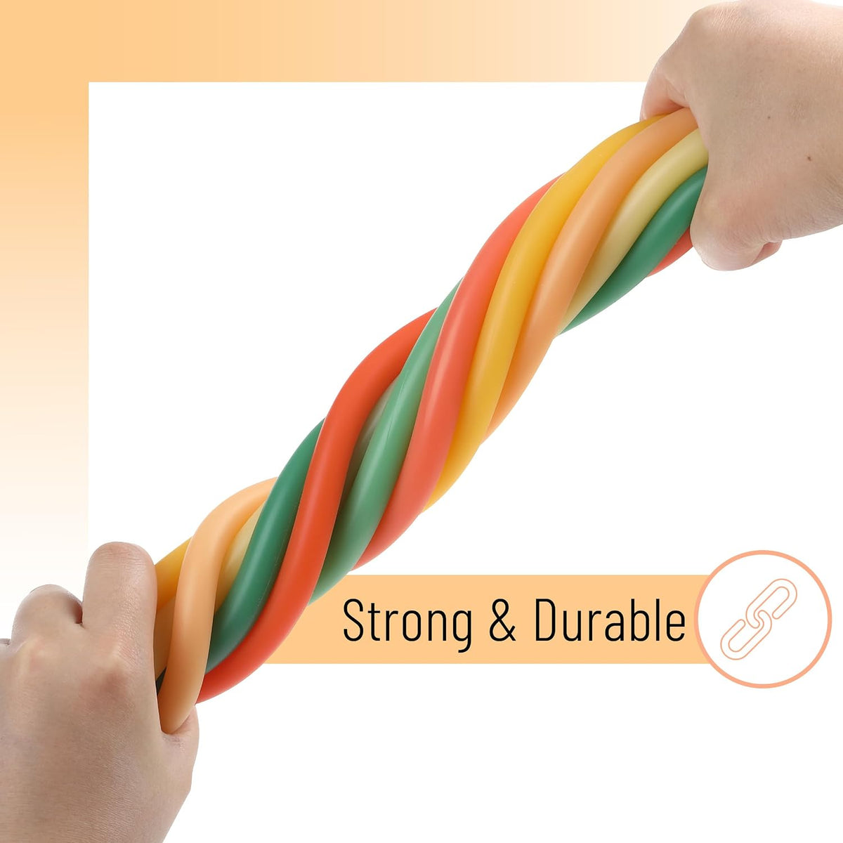 Mr. Pen, Monkey Noodle Fidget Toy, Colorful - Tropical Shades / 9 Pack - image 3