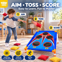 TOY Life Bean Bags Toss Carnival Games, Cornhole - 1-Pack Bean Bag Toss Game - image 4