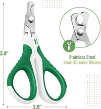 Mr. Pen Cat Nail Trimmer - Green & White, Cat & Kitten Nail Clipper, Pet Claw Trimmer for Small Dogs