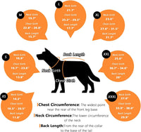 Dog Coat Dogs Jacket Waterproof Reflective Adjustable Dog-Winter - Orange / Medium(chest 23~27in) - image 4