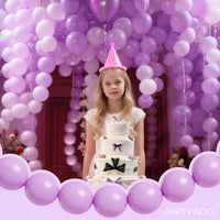 PartyWoo 100 white 6 inch linking balloons for garlands and arches - view 29