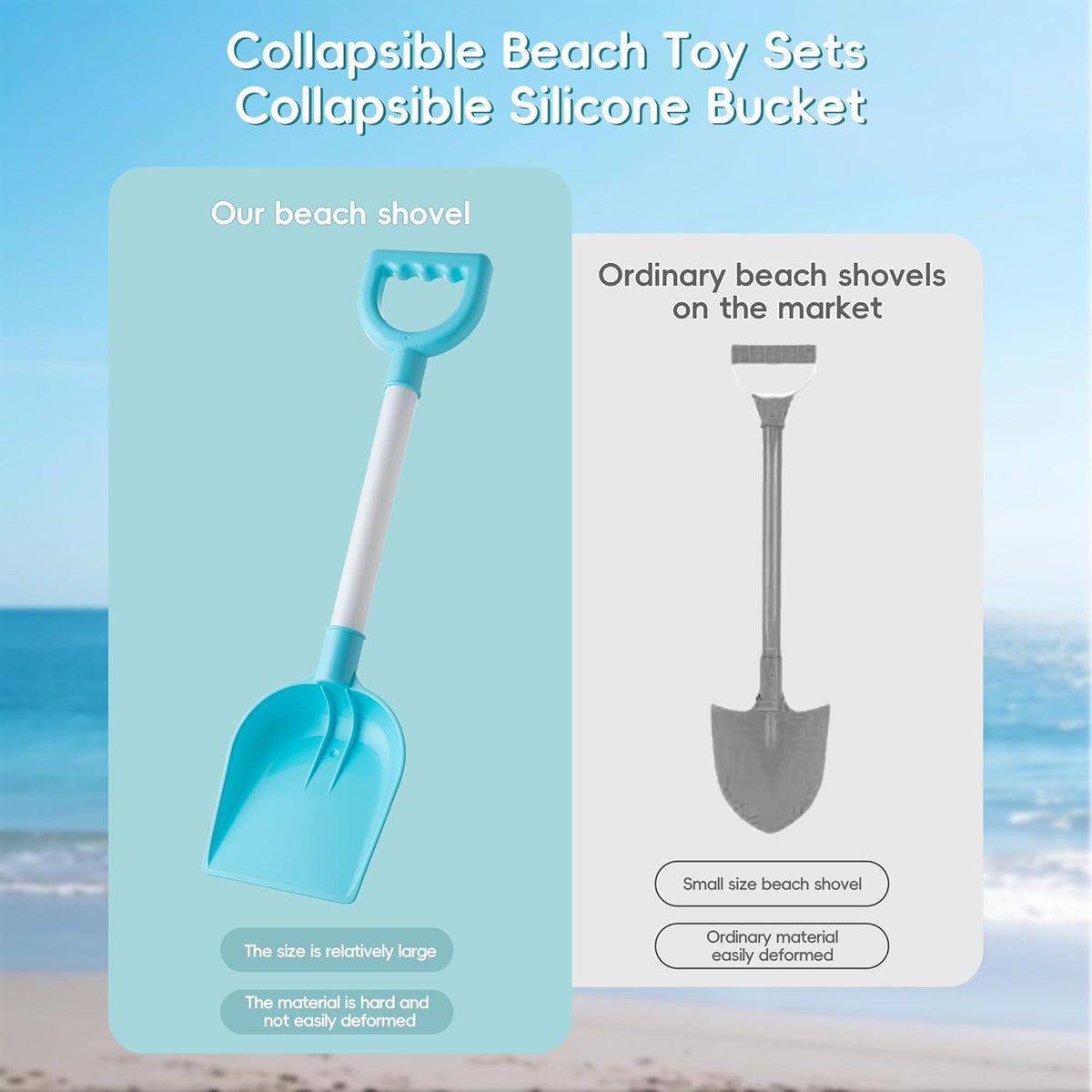 Sawaruita Beach Toys 12 PCS - Beach Toy Set - image 3