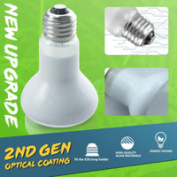 LUCKY HERP 4 Pack 100W Reptile Heat Lamp Bulb - 50 - image 2