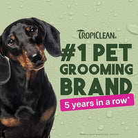 TropiClean Dog Perfume, Long Lasting Berry Cologne, Deodorizing Spray for Smelly Dogs, After Bath Detangling Spray with Vitamin E, Safe for Cats, 8oz.