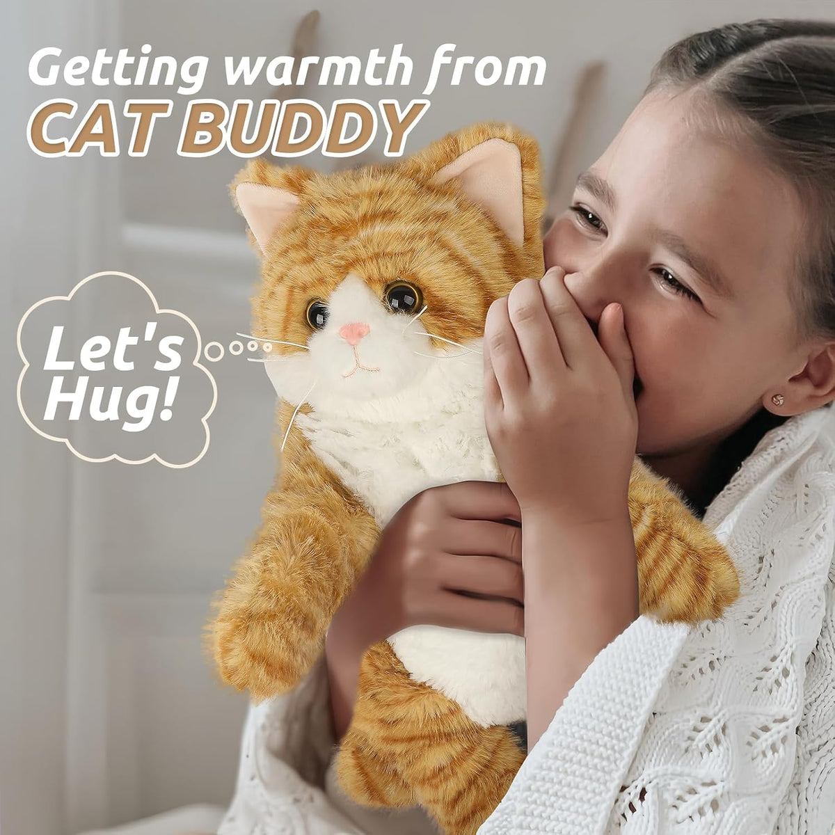 Highland Cow Stuffed Animals - Orange Tabby Cat - image 2