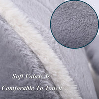 Cat Bed for Indoor Cats - Cat Cave Beds Cat House Cat Tent with Removable Washable Cushioned - Grey / L(17.5 x 17.5 x 17.5 Inch) - image 3