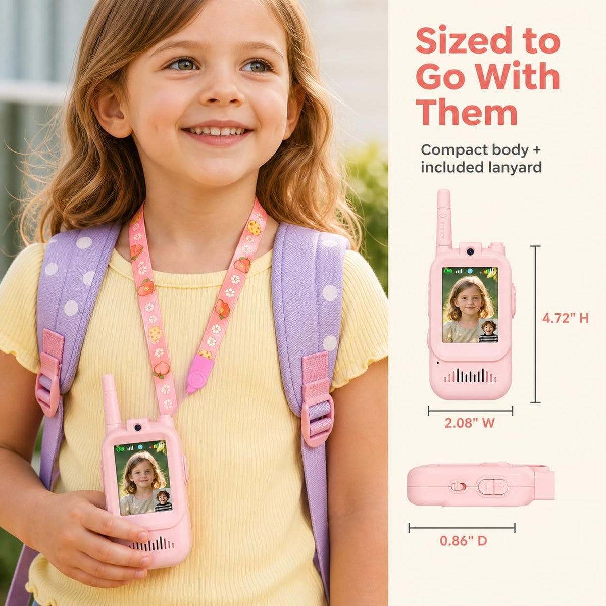 Video Walkie Talkies for Kids - Blue-Blue - image 3