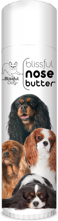The Blissful Dog Cavalier King Charles Spaniel Nose Butter, Versatile Dog Nose Balm for Dry Nose, Handcrafted Nose Moisturizer, Easy-to-Apply Dog Essentials, Unscented, 0.50 oz.