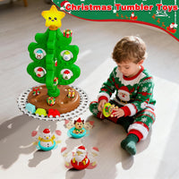 Surelect my first Christmas tree toy for little kids with train, tumblers and finger puppets - view 9