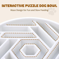 WHIPPY Slow Feeder Dog Bowl - white - image 2