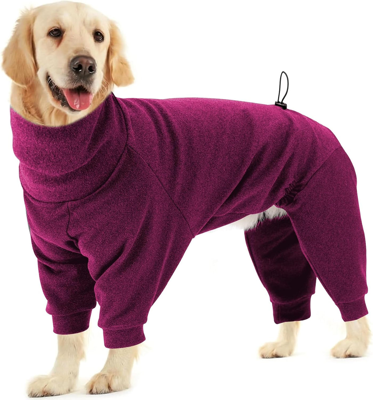 Dotoner Pullover Dog Sweater with Leash Hole - XX-Large / Red