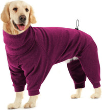 Dotoner Pullover Dog Sweater with Leash Hole - XX-Large / Red