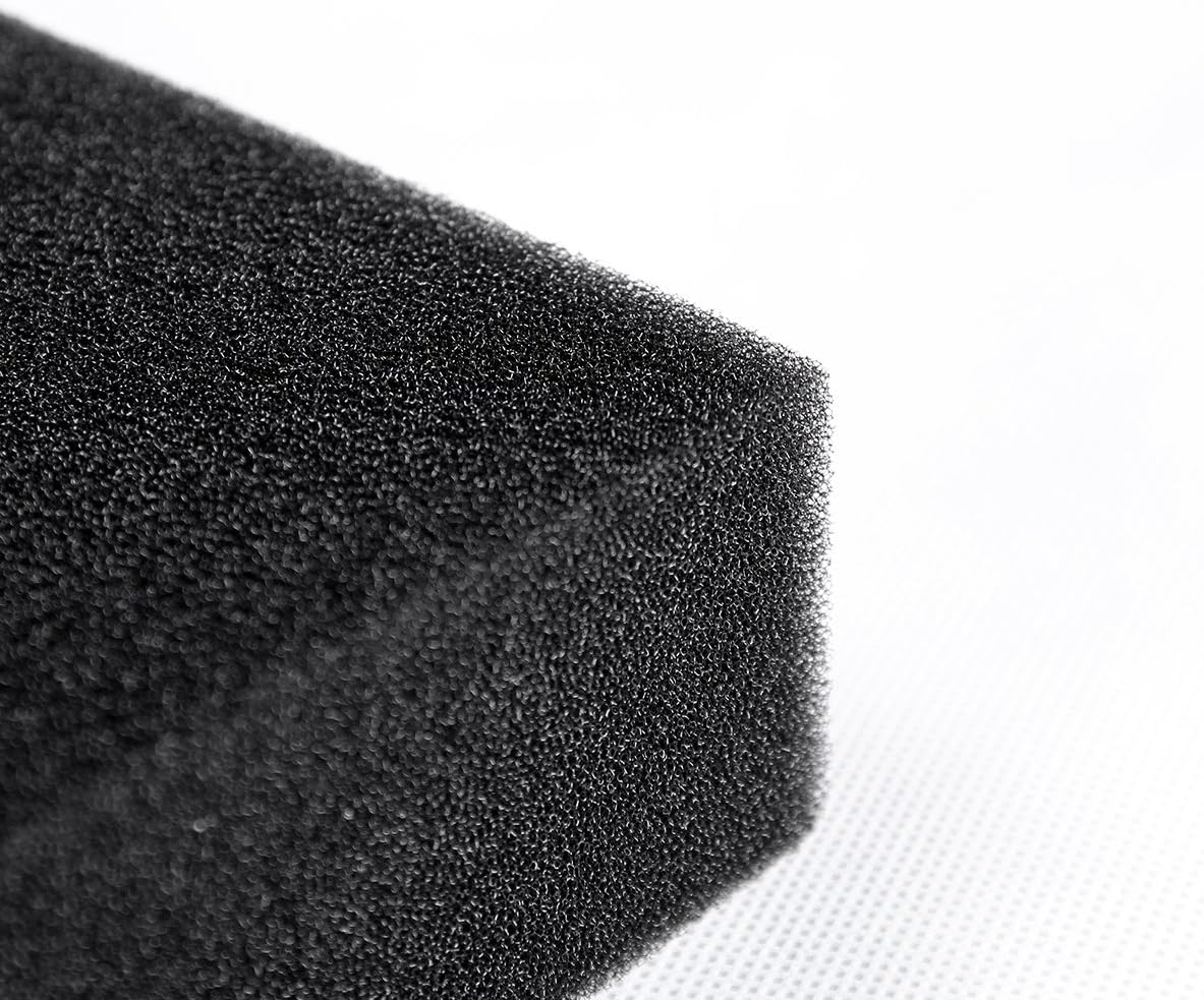 AQUANEAT Aquarium Filter Sponge Open Cell Foam Sheet Bio Sponge - 23" Lx 12.25"W x 2"H / Black - image 2