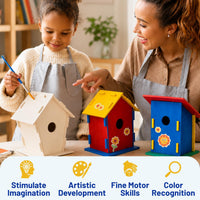 Neliblu [12 Pack] DIY Bird House Kits for Kids - image 4
