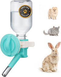 Choco Nose Patented No-Drip Dog Water Bottle/Feeder for Dogs/Cats - C528 Aqua / Rabbits-Chinchillas-Toy Dogs-10.2 fl.oz