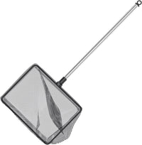 Pawfly Aquarium Fish Net with Extendable 9-24 Inch Long Handle - 6 Inch