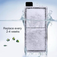 AQQA 8 Pack Aquarium Filter Cartridge Replacement Fish Tank Filter - 8 Pack Filter Cartridge-S - image 2