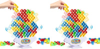 Gdaytao 64 Pcs Stacking Tower Game with 22 Cards - 0.6" W x 6.72" L x 0.1" H (Pack of 2)