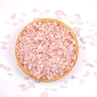 WAYBER 1 Lb/460g Natural Pink Quartz Crystal Stones Irregular Aquarium Pebbles Rock Sands for Turtle Tank/Succulent Plants/Vase Decoration (Fill 1 Cup)
