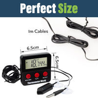 Digital Reptile Thermometer Hygrometer with 2 External Remote Probes – Essentials for Reptiles And Amphibians - image 3