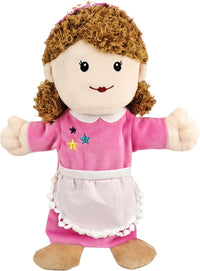 Family Hand Puppets for Kids, Includes Grandpa, Grandma, Dad - Whole Body Mom