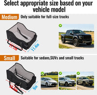 MAXFUT padded center console dog car seat for small dogs and trucks - view 3