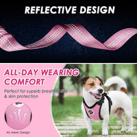 Lukovee Dog Car Harness Seat Belt Set - Medium / A-Pink - image 3