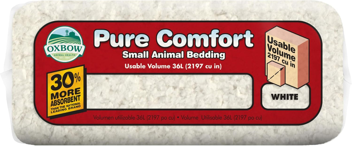 Oxbow Small Animal Bedding, Hamster, Guinea Pig, Rabbit, USA - White / 36 Liter - image 4